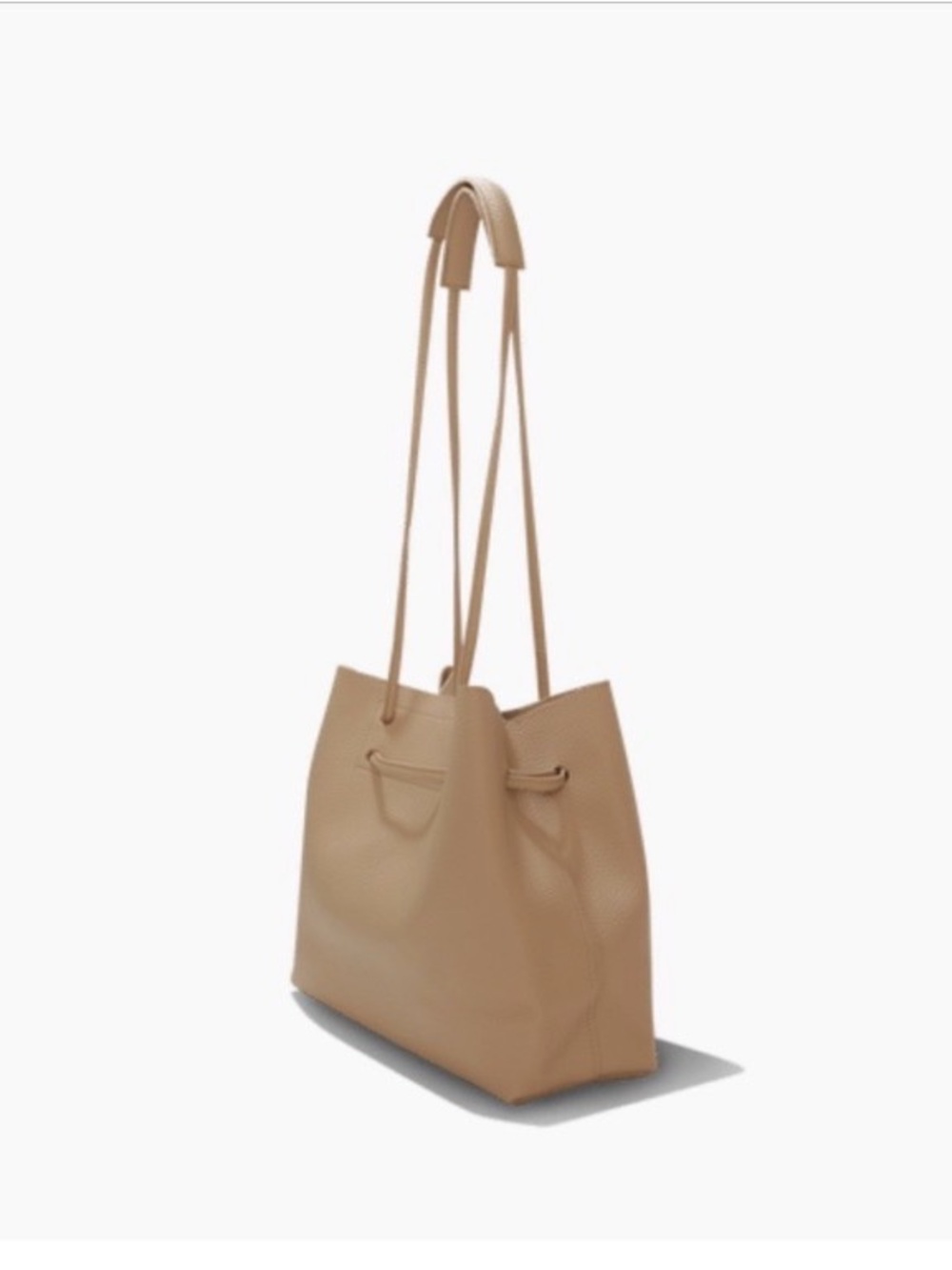 8 Other Reasons | Vegan Leather Tan Slouchy Bucket Bag NEW WITH TAGS